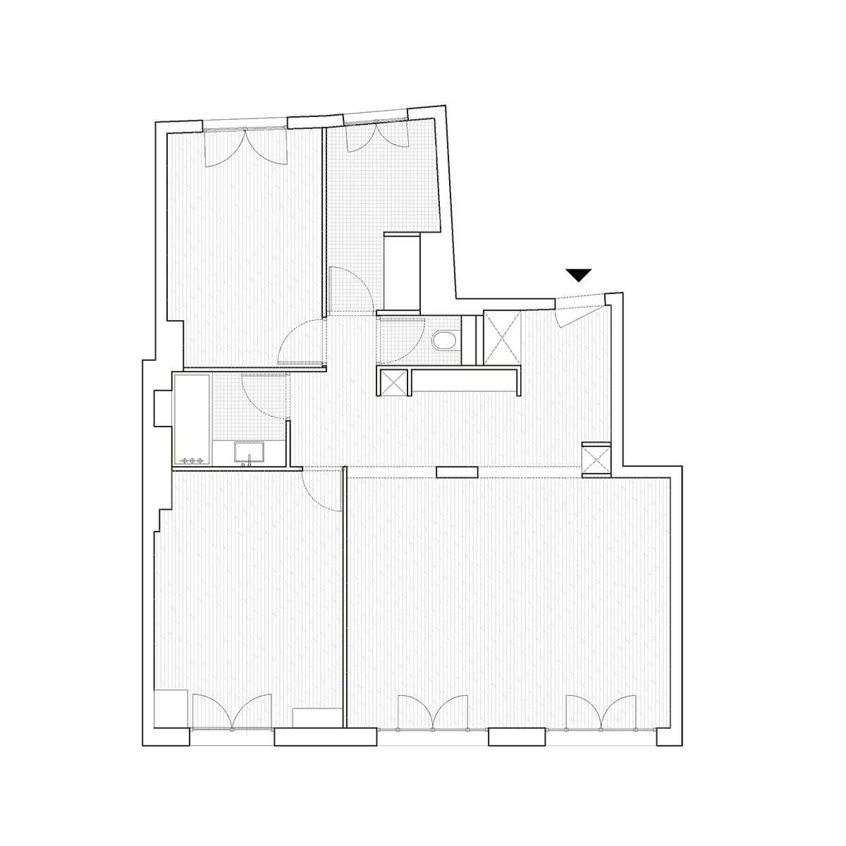 Agence-PLACE-Architecte-Paris-COURDESNOUES-PLAN-EXISTANT Agence-PLACE-Architecte-Paris-COURDESNOUES-PLAN-EXISTANT